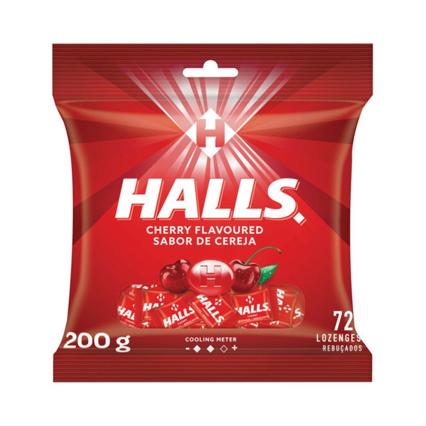 Halls (72's) - Cherry | Sweets Online