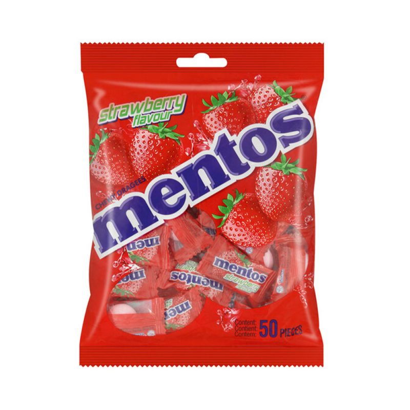 Mentos Chewy (50's) - Strawberry | Sweets Online