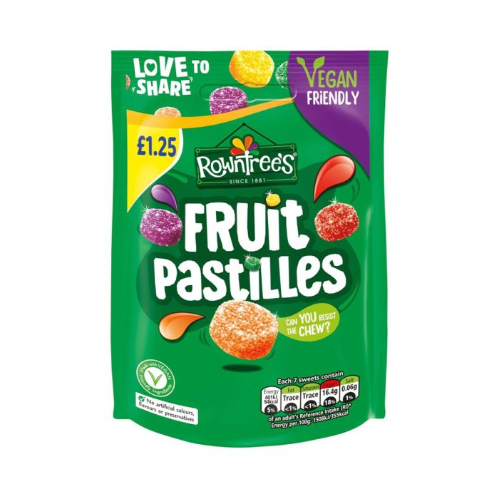 Rowntrees Fruit Pastilles 143g | Sweets Online