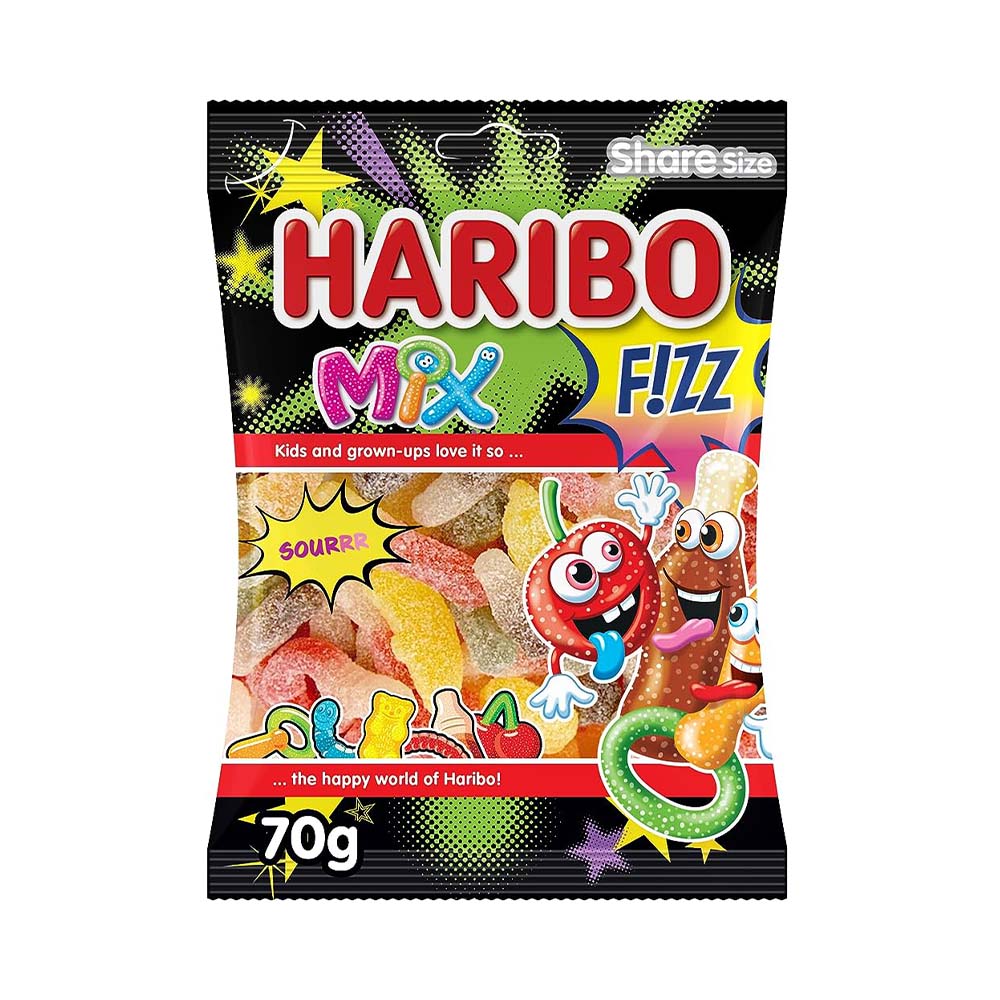 Haribo Gums 70g - Sour Mix | Sweets Online