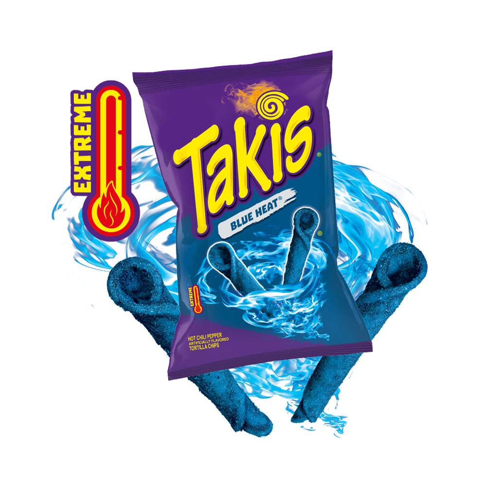 Takis Blue Heat - Hot Chili Pepper 92.3g | Sweets Online