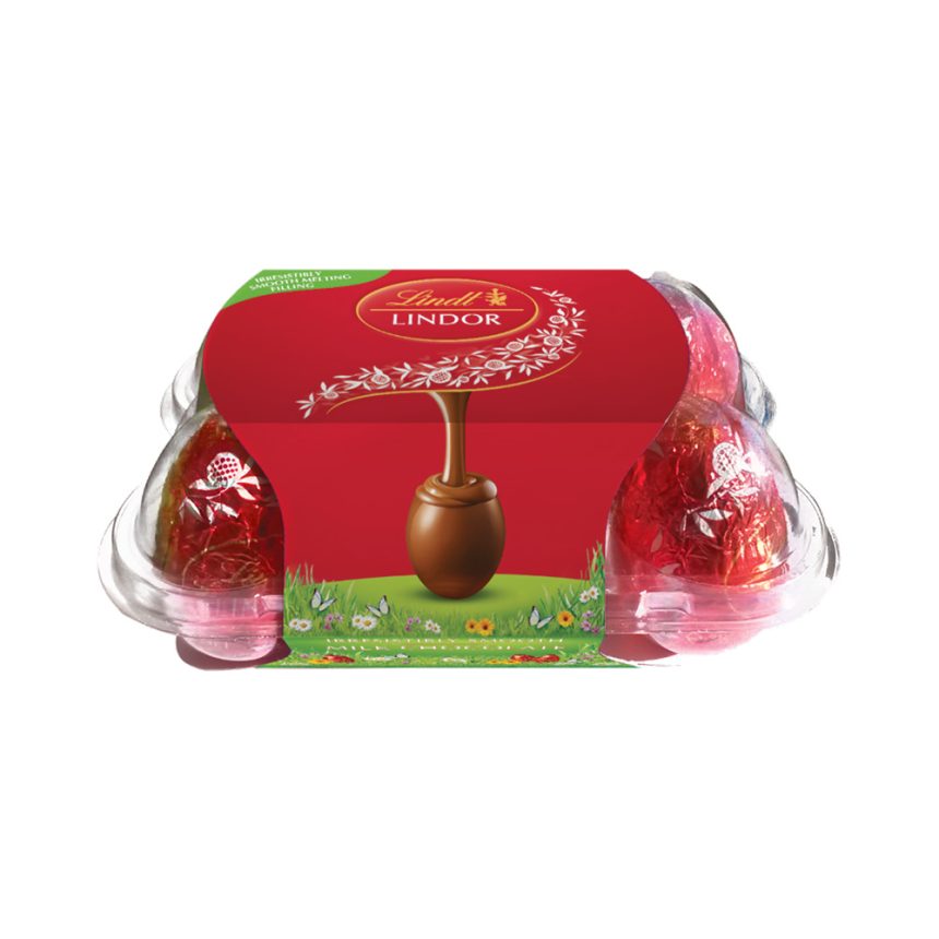 Lindt Lindor Chocolate Easter Eggs (6's) Sweets Online